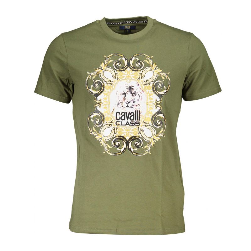 Мъжка тениска CAVALLI CLASS QXT61S-JD060_VERDE_04050