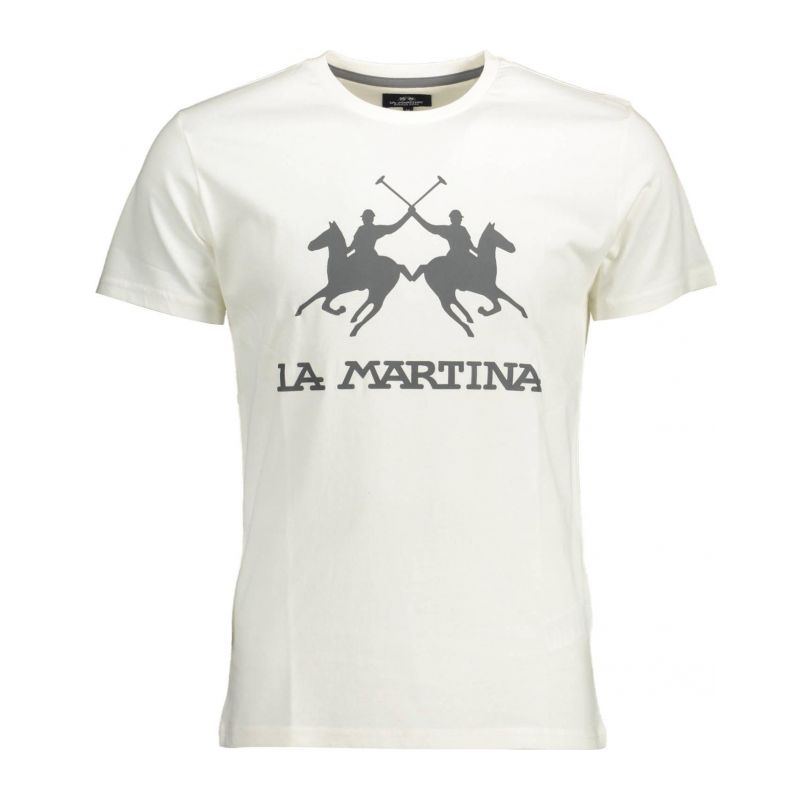 Мъжка тениска LA MARTINA CCMR05JS206_65A2C4E_BIANCO0000