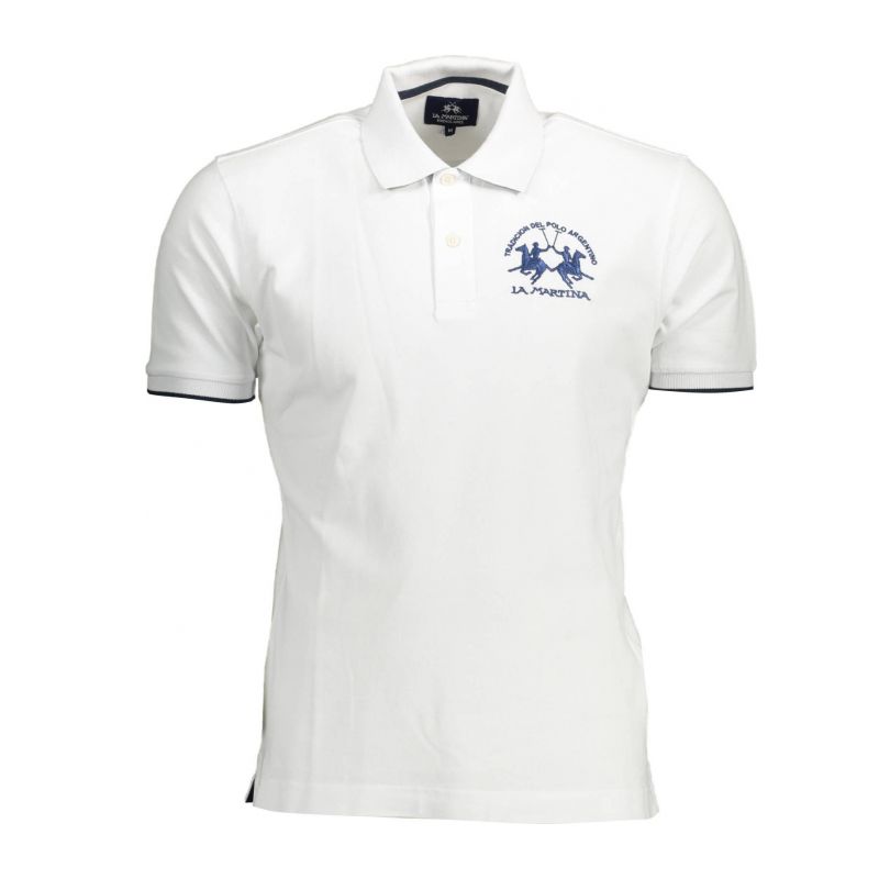 Мъжка тениска LA MARTINA CCMP01PK001_3CCCD25_BIANCO0000