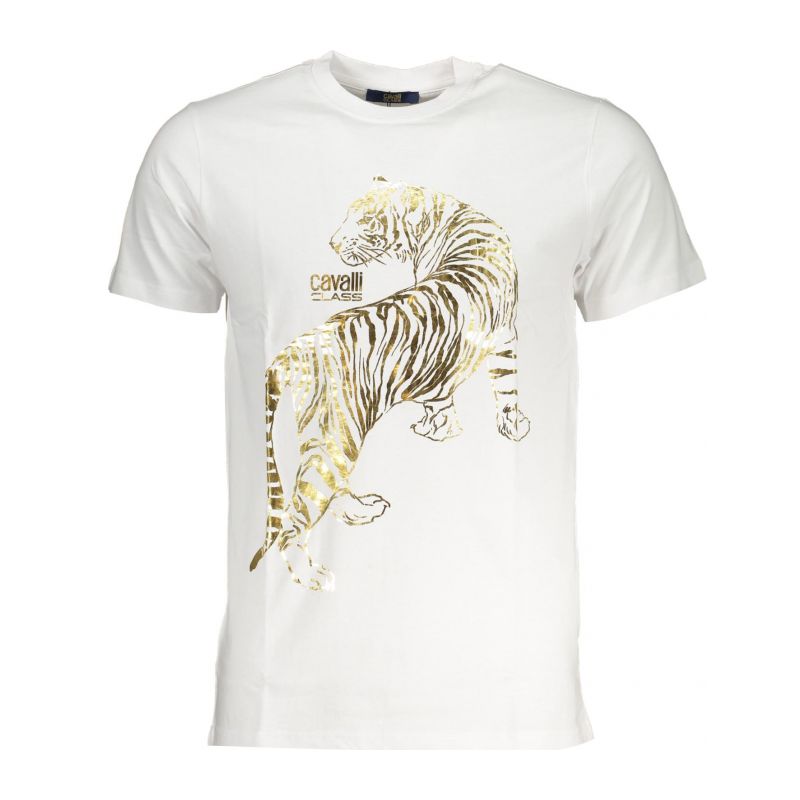 Мъжка тениска CAVALLI CLASS QXT62TJD060_BI00053