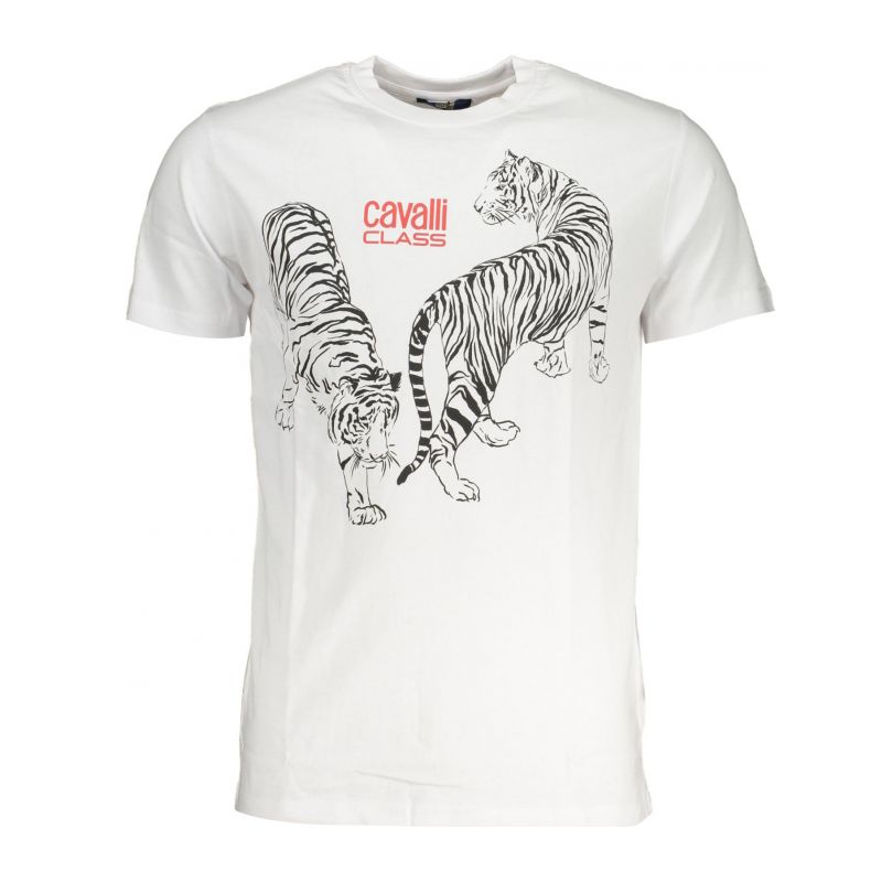 Мъжка тениска CAVALLI CLASS QXT62YJD060_BI00053