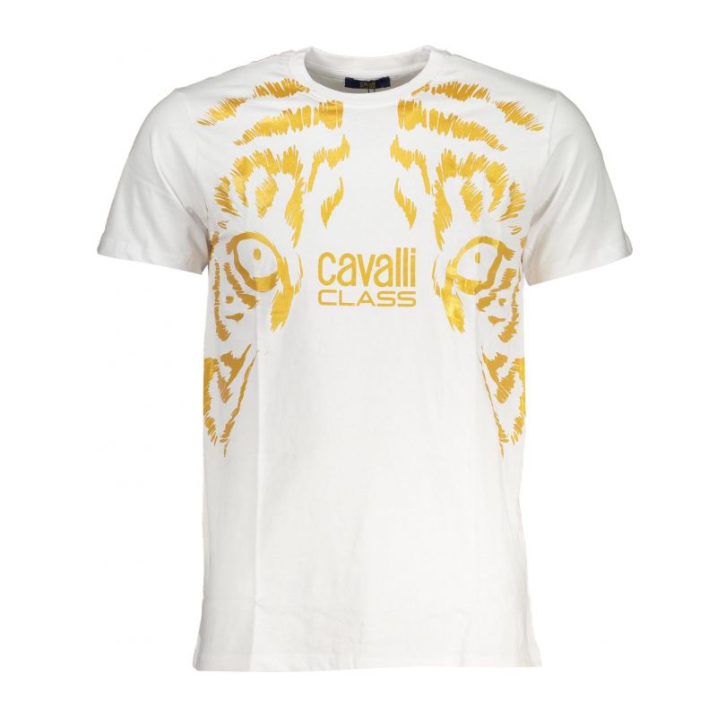 Мъжка тениска CAVALLI CLASS QXT62VJD060_BI00053