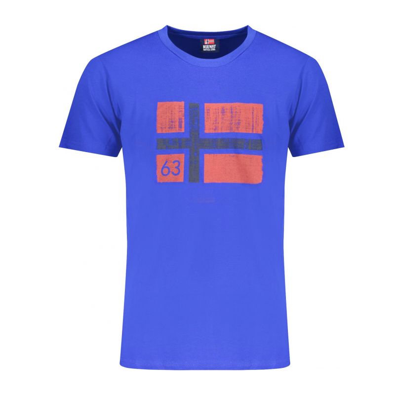 Мъжка тениска NORWAY 1963 846019_BLBLUETT