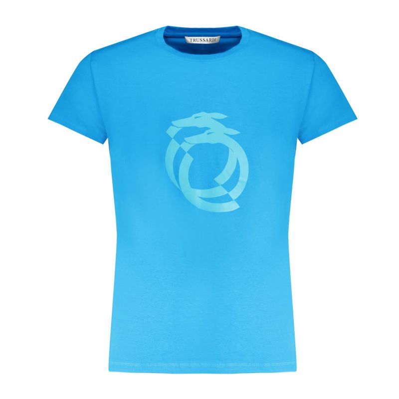 Мъжка тениска TRUSSARDI TRU1MTS01_AZTEAL