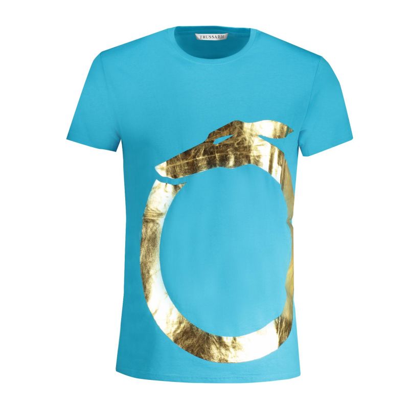 Мъжка тениска TRUSSARDI TRU2MTS01_AZ12TEAL