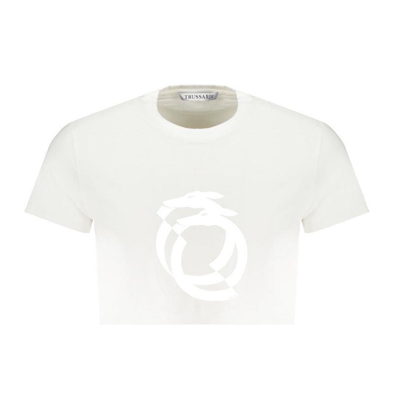 Мъжка тениска TRUSSARDI TRU1MTS01_BIWHITE