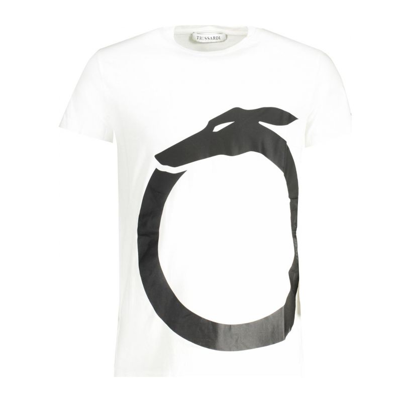 Мъжка тениска TRUSSARDI TRU2MTS01_BIWHITE