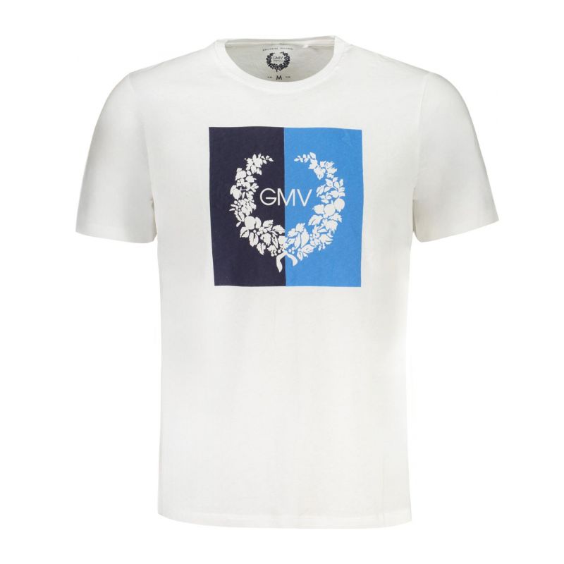 Мъжка тениска GIAN MARCO VENTURI AU01416ATTILIO_BIWHITE