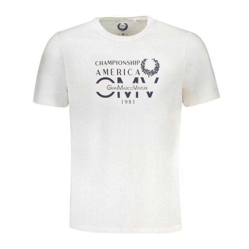 Мъжка тениска GIAN MARCO VENTURI AU01484ITALO_BIWHITE