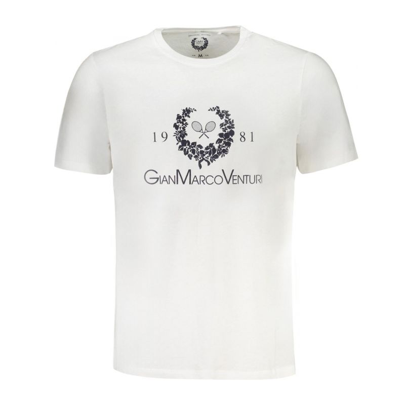 Мъжка тениска GIAN MARCO VENTURI AU01419LINO_BIWHITE