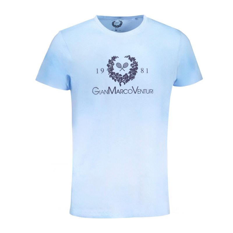 Мъжка тениска GIAN MARCO VENTURI AU01419LINO_AZLIGHBL