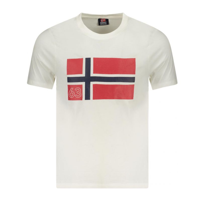 Мъжка тениска NORWAY 1963 856022_BIWHITE