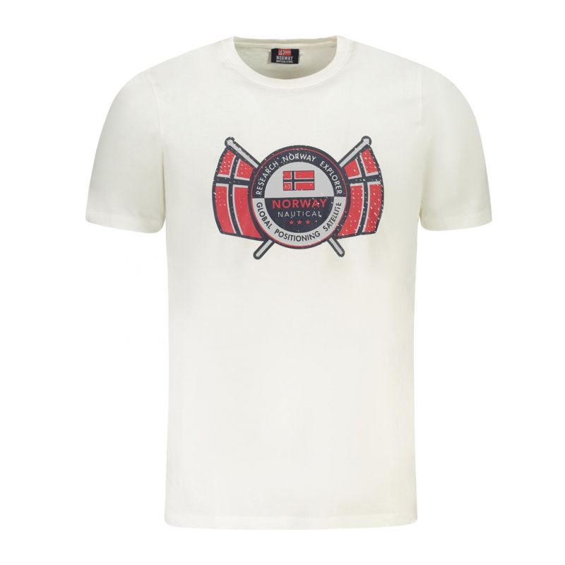 Мъжка тениска NORWAY 1963 856028_BIWHITE