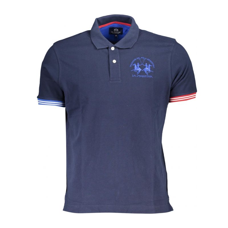 Мъжка тениска LA MARTINA WMP009PK001_BL07017