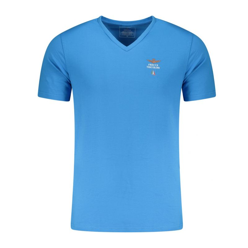 Мъжка тениска за връхно облекло в светлосиня цветн AERONAUTICA MILITARE SCOTI006J508_AZ20094