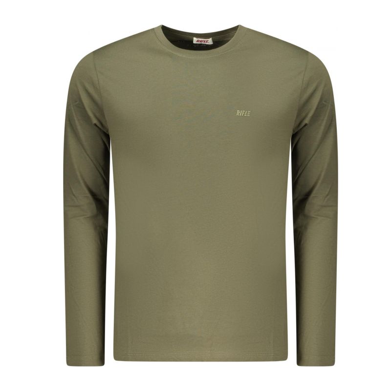 Мъжка тениска с дълъг ръкав , зелена RIFLE RFT399_VEARMY