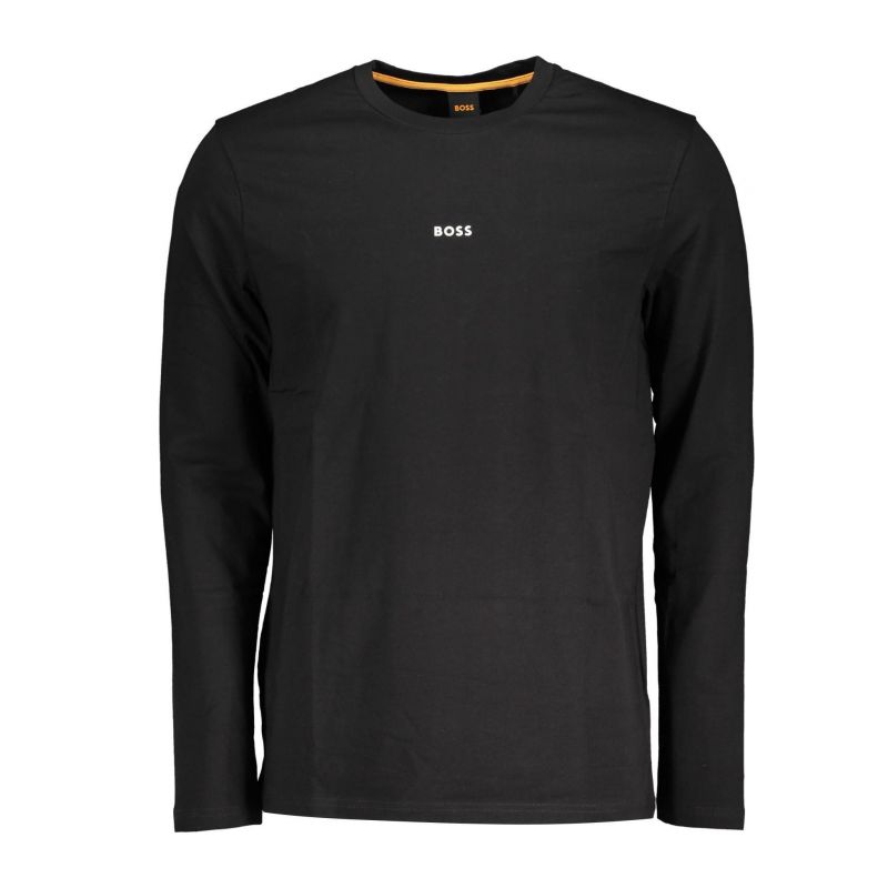 Мъжка тениска с дълъг ръкав , черна BOSS 50473286TCHARK_A7A7DD8_NERO001