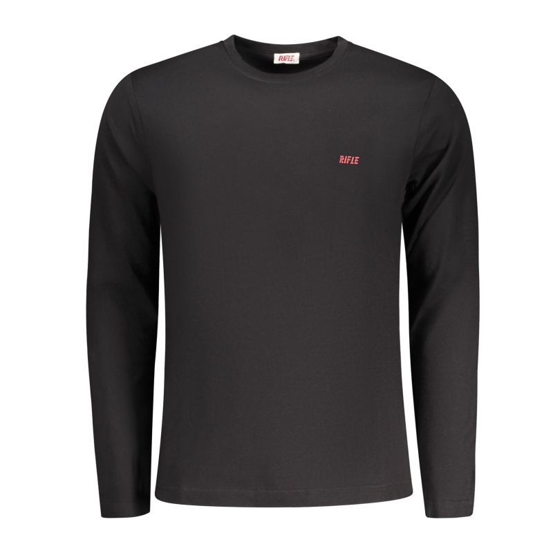 Мъжка тениска с дълъг ръкав , черна RIFLE RFT399_NENERO