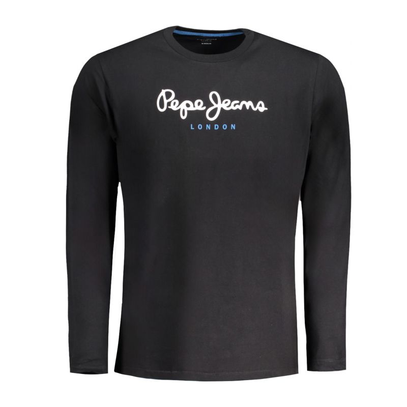 Мъжка тениска с дълъг ръкав , черна PEPE JEANS PM508209EGGOLONG_NE999