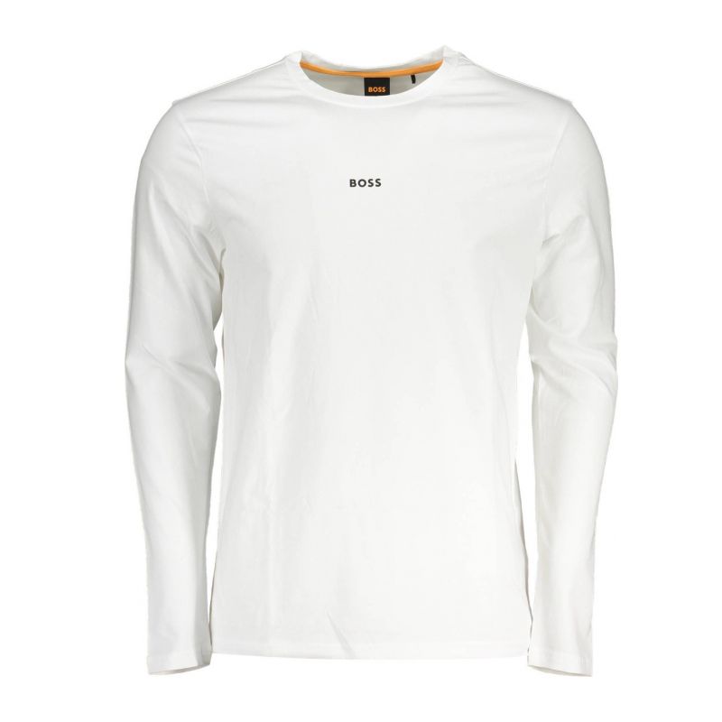 Мъжка тениска с дълъг ръкав hugo бяла BOSS 50473286-TCHARK_BIANCO_100