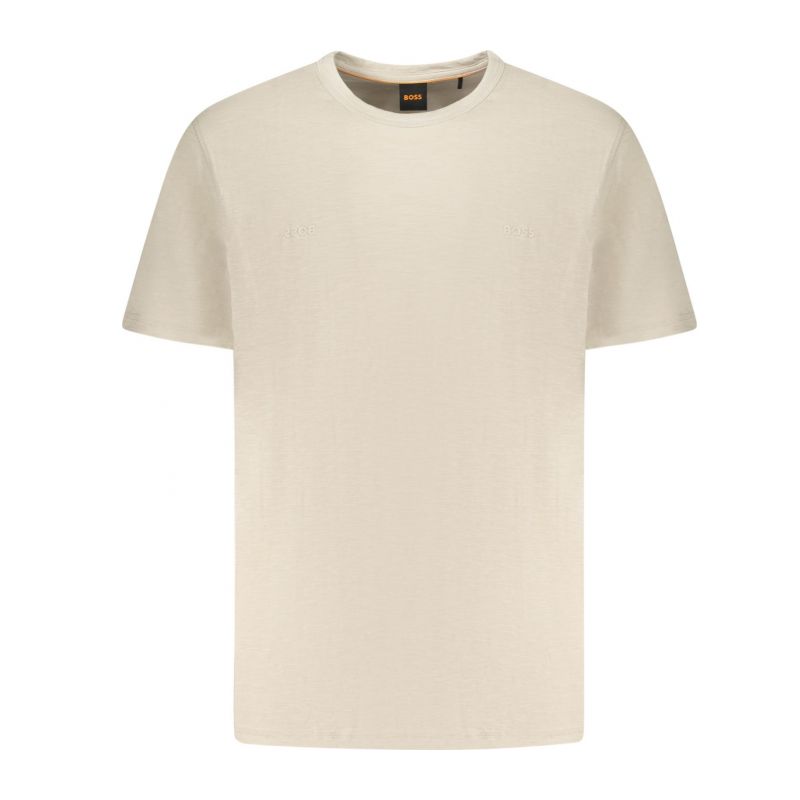Мъжка тениска с къс ръкав , бежова BOSS 50508243TEGOOD_BE070