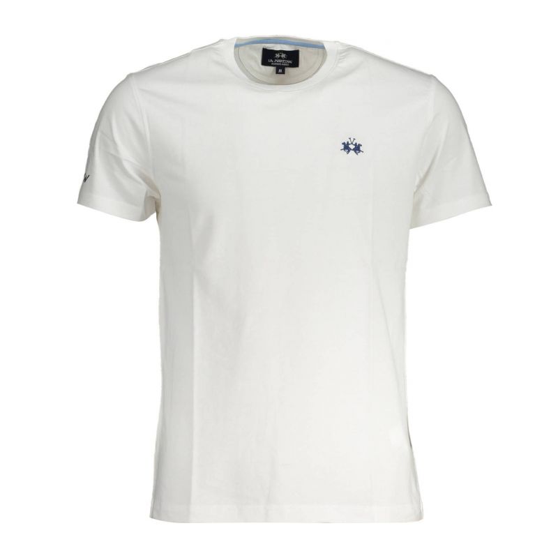 Мъжка тениска с къс ръкав , бяла LA MARTINA XMR010JS206_00226D2_BIANCO0000