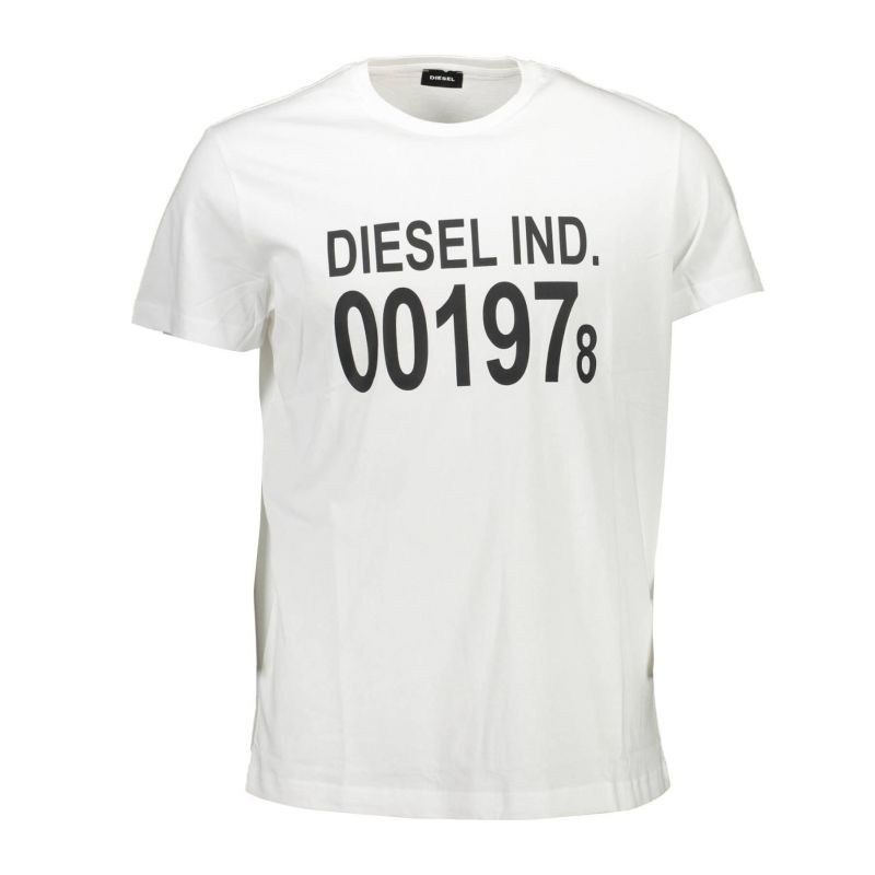 Мъжка тениска с къс ръкав , бяла DIESEL SASAT-DIEGO_FE7ECD4_BIANCO100