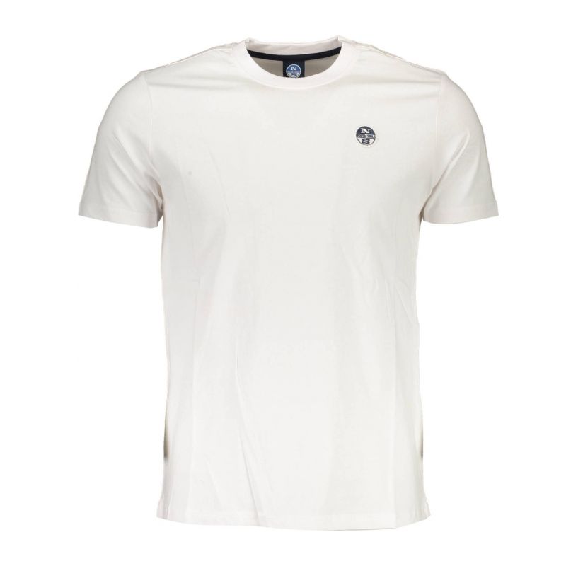 Мъжка тениска с къс ръкав , бяла NORTH SAILS 902477000_89BBD98_BIANCO0101