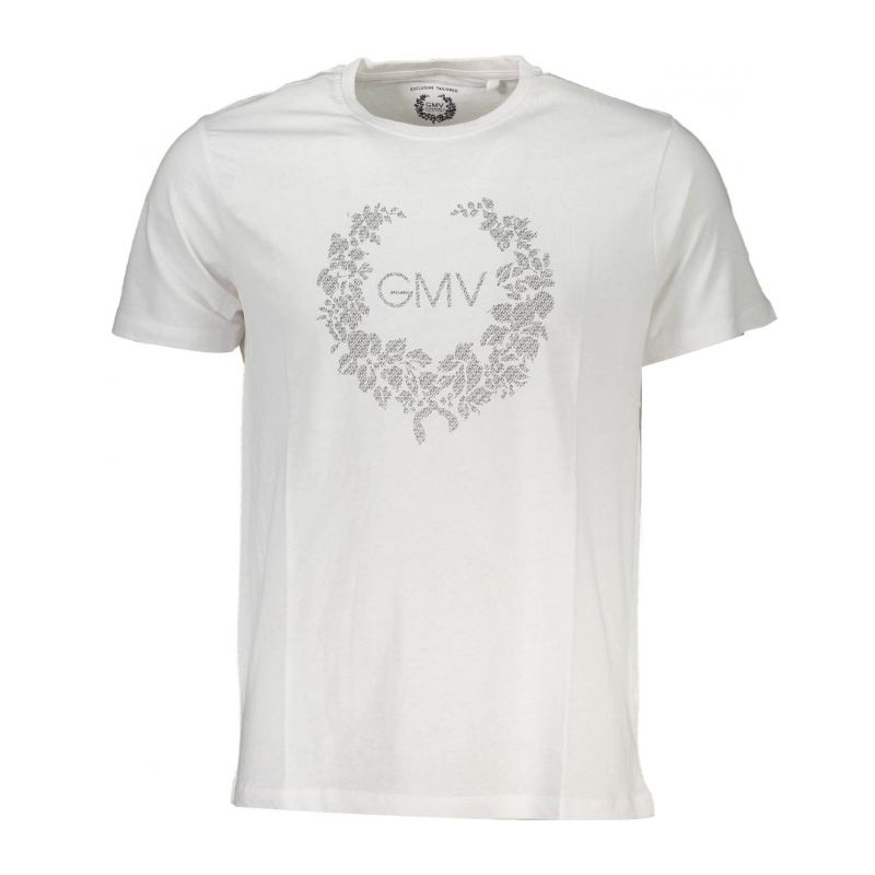 Мъжка тениска с къс ръкав , бяла GIAN MARCO VENTURI AU00783ATTILIO_C401AB5_BIANCOWHIT