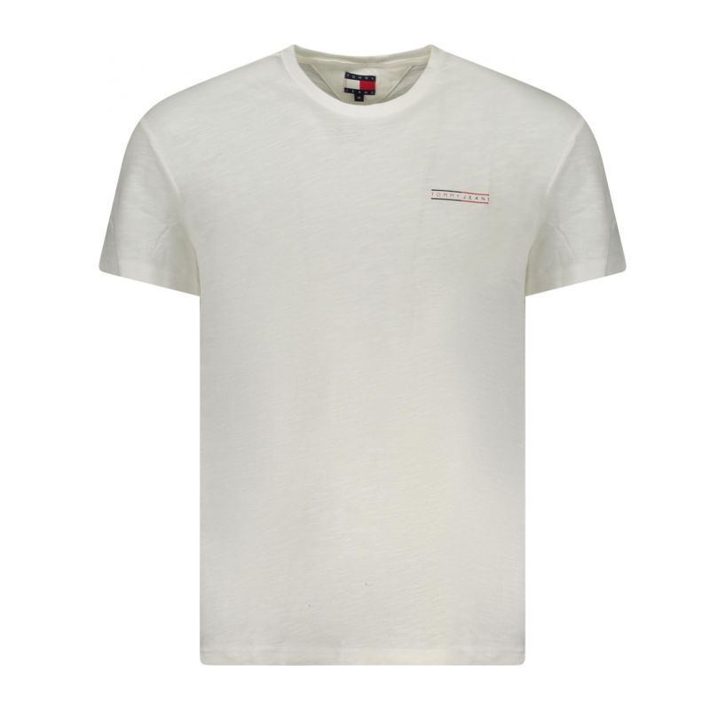 Мъжка тениска с къс ръкав , бяла TOMMY HILFIGER DM0DM21303_BIYBL