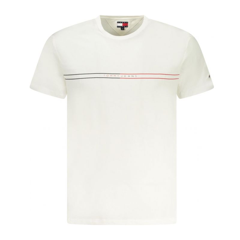 Мъжка тениска с къс ръкав , бяла TOMMY HILFIGER DM0DM20779_BIYBL