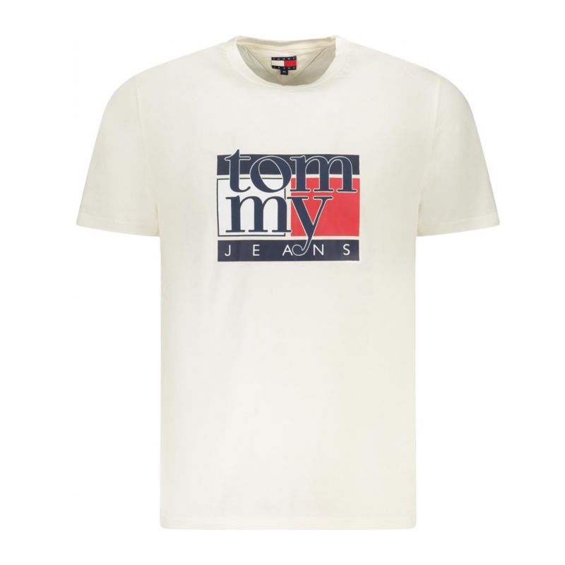 Мъжка тениска с къс ръкав , бяла TOMMY HILFIGER DM0DM21977_BIYBH