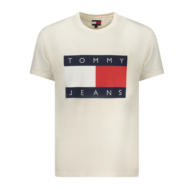 Мъжка тениска с къс ръкав , бяла TOMMY HILFIGER DM0DM22645_BIYBH