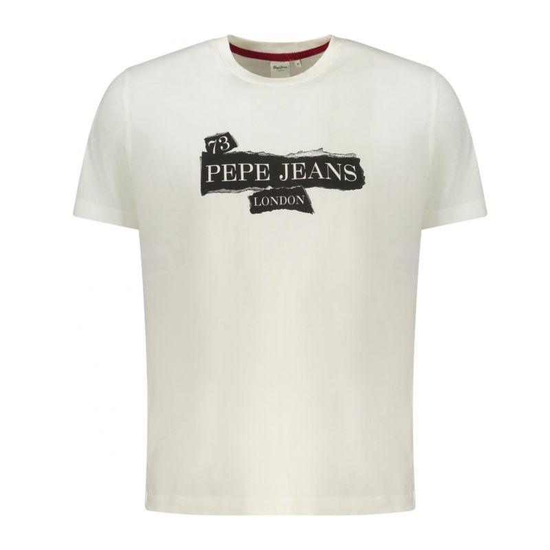 Мъжка тениска с къс ръкав , бяла PEPE JEANS PM5010175GRIFFINTEE_BI803
