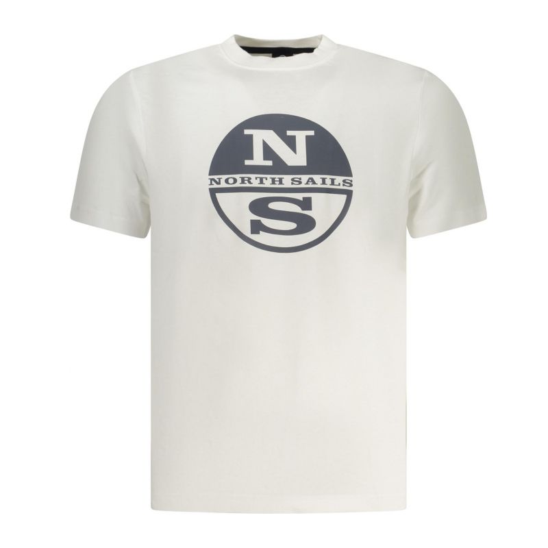 Мъжка тениска с къс ръкав , бяла NORTH SAILS 996043000_BI0101