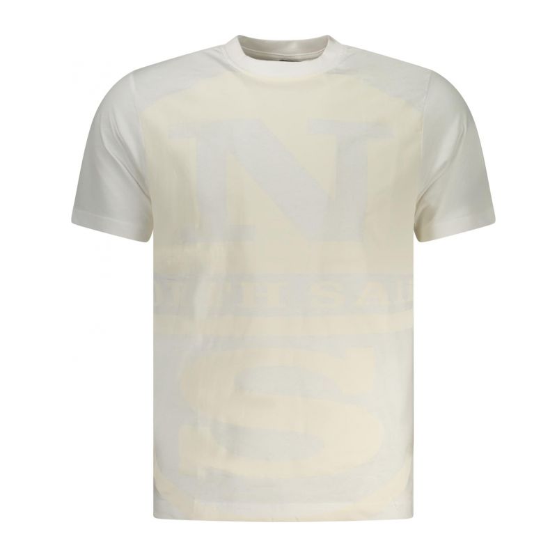 Мъжка тениска с къс ръкав , бяла NORTH SAILS 996044000_BI0101