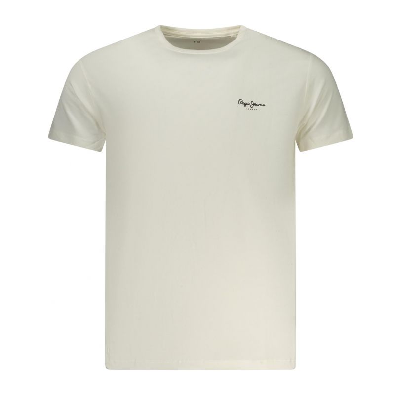 Мъжка тениска с къс ръкав , бяла PEPE JEANS PM5010180ORIGINALBASIC3N_BI803
