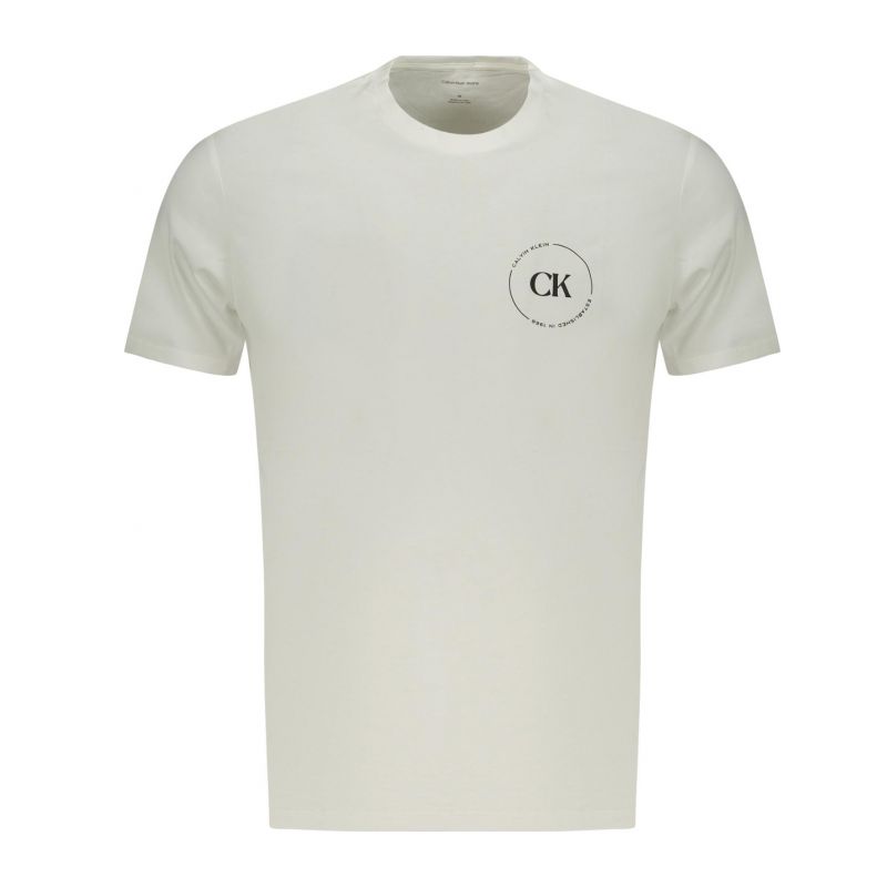 Мъжка тениска с къс ръкав , бяла CALVIN KLEIN LV04RF801G_BIYAF