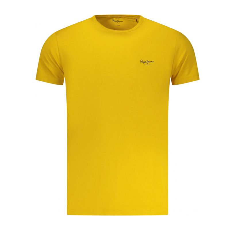Мъжка тениска с къс ръкав , жълта PEPE JEANS PM5010180ORIGINALBASIC3N_GI089