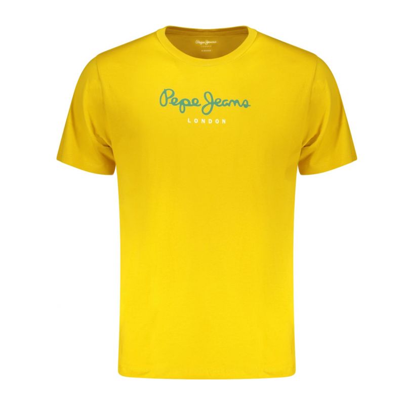 Мъжка тениска с къс ръкав , жълта PEPE JEANS PM5010178EGGON_GI089