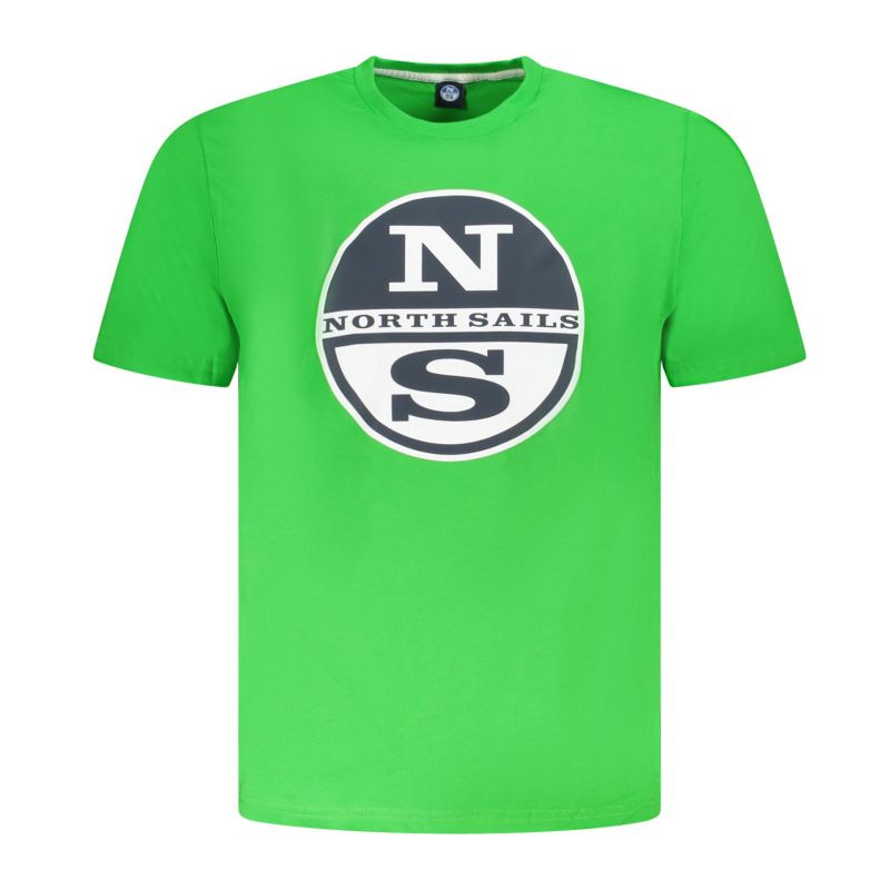 Мъжка тениска с къс ръкав , зелена NORTH SAILS 996018000_VE0432