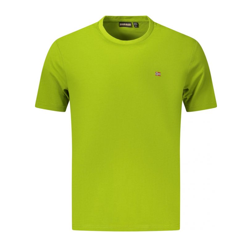 Мъжка тениска с къс ръкав , зелена NAPAPIJRI NP0A4H8DSALISSSSUM_VEG3B