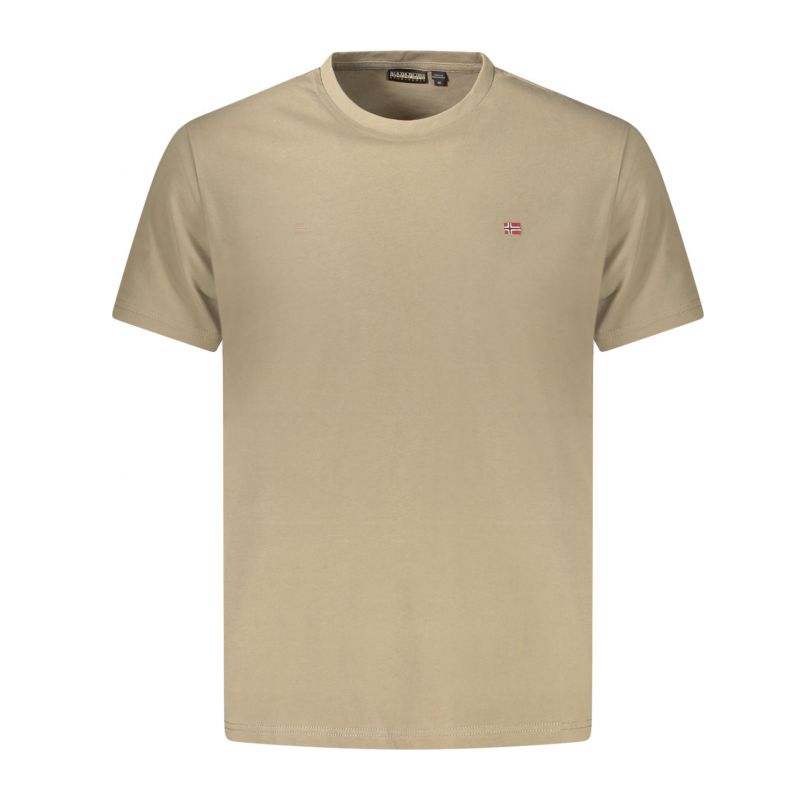 Мъжка тениска с къс ръкав , кафява NAPAPIJRI NP0A4H8DSALISSSSUM_MAN1T