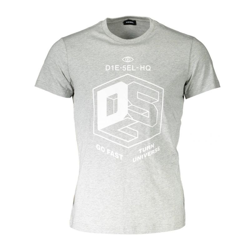 Мъжка тениска с къс ръкав , сива DIESEL SW7XT-DIEGO_AA7C515_GRIGIO912