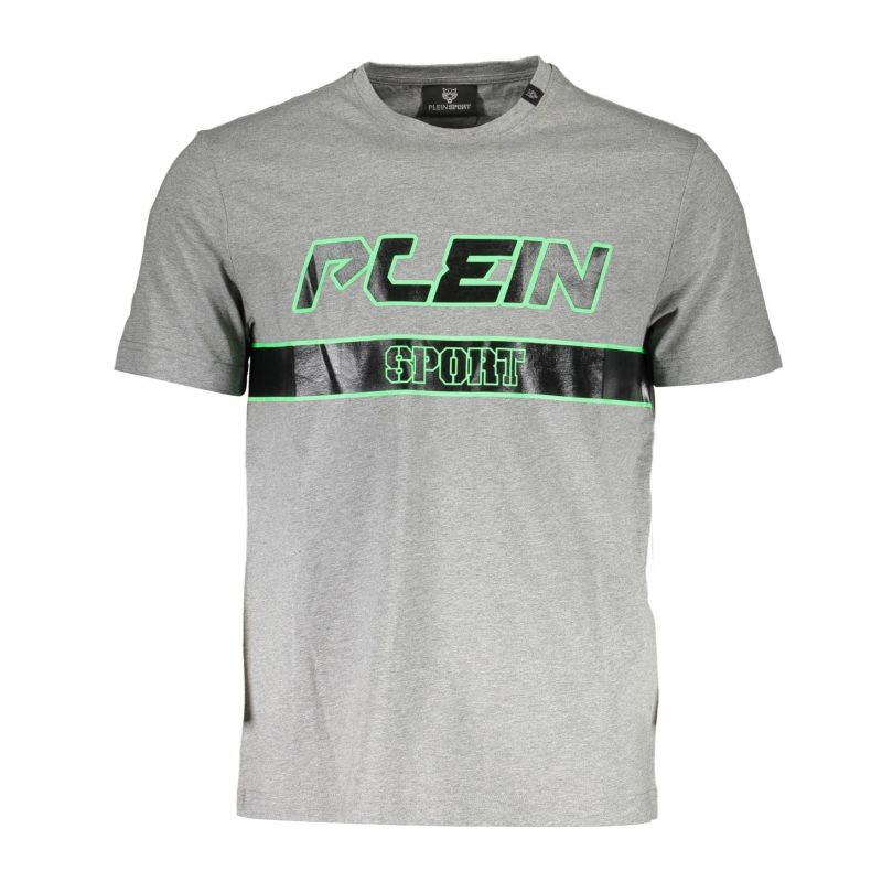 Мъжка тениска с къс ръкав , сива PLEIN SPORT TIPS105_D88EC00_GRIGIO94GR