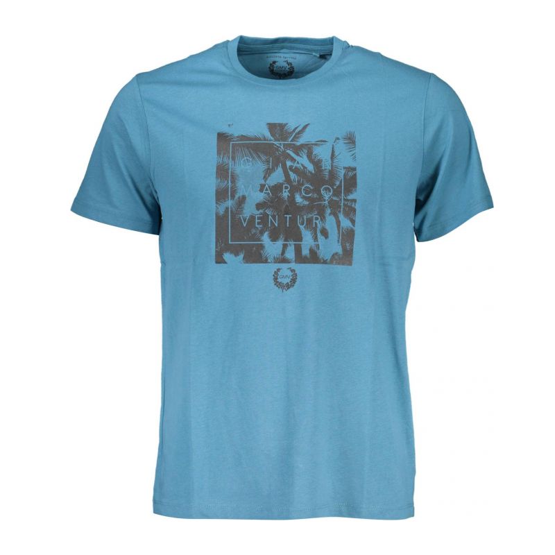 Мъжка тениска с къс ръкав , синя GIAN MARCO VENTURI AU00787LIVIO_4A53DC8_BLUBLUEBAY