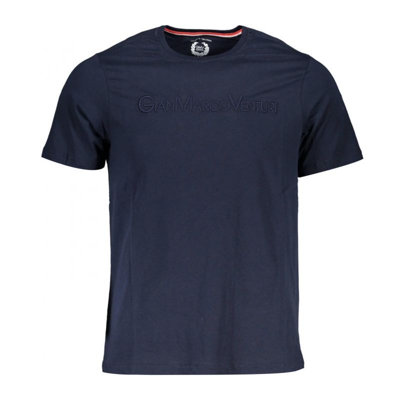 Мъжка тениска с къс ръкав , синя GIAN MARCO VENTURI AU00665PCALIMERO_4E7CDA8_BLUNIGHTBL