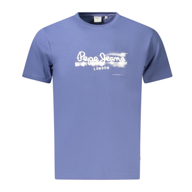 Мъжка тениска с къс ръкав , синя PEPE JEANS PM5010292SEASONALLOGOFANTASY3_BL576