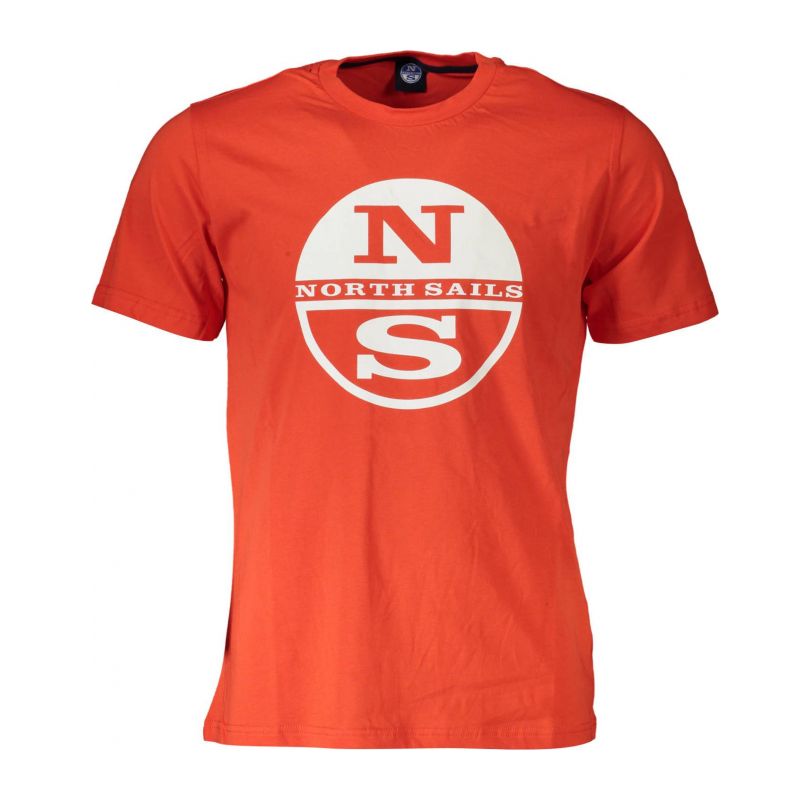 Мъжка тениска с къс ръкав , червена NORTH SAILS 902504000_89DA15D_ROSSO0177