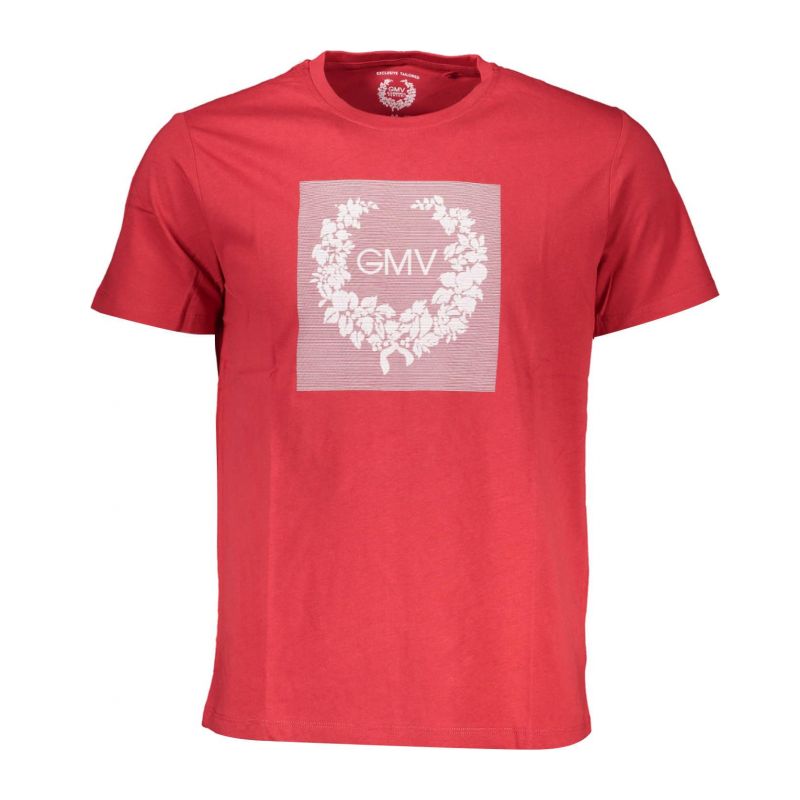 Мъжка тениска с къс ръкав , червена GIAN MARCO VENTURI AU00784DANILO_A906201_ROSSORED